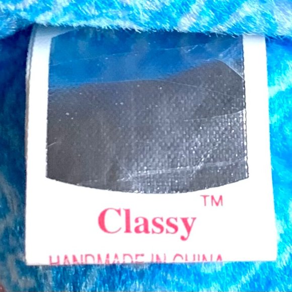 2001 4373 Classy 'The People's Beanie' Retired Teddy Bear Ty Beanie Baby MWMT - Picture 7 of 8